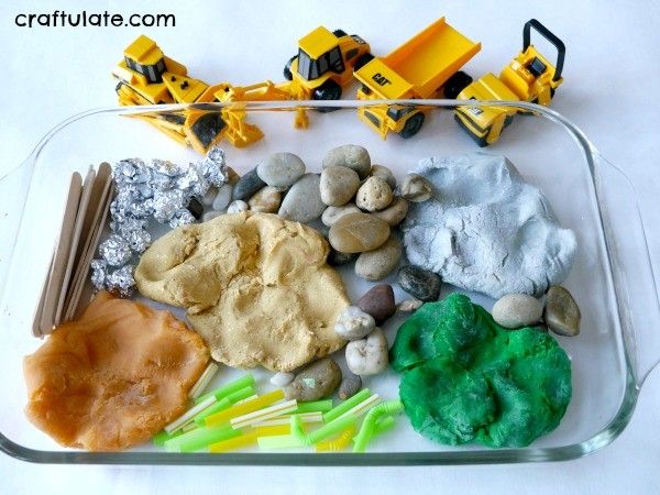 Play Dough Construction Site