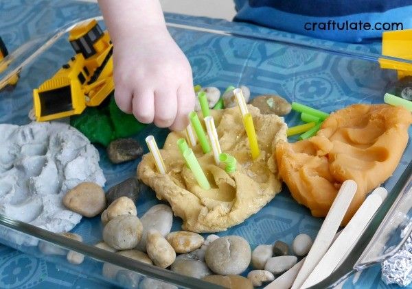 Play Dough Construction Site