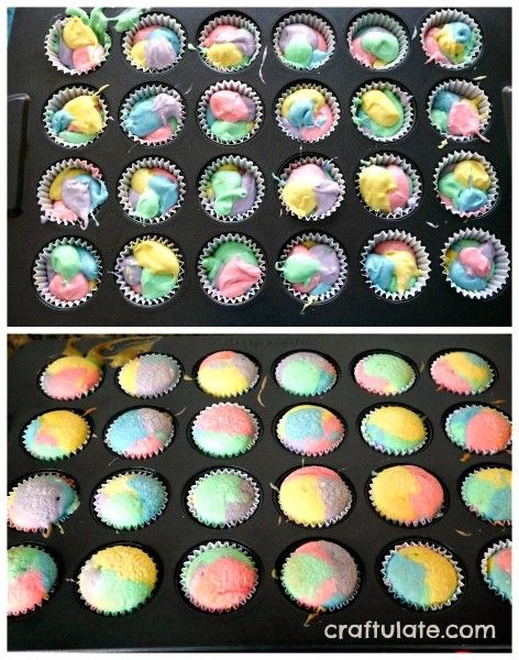 Rainbow Cupcakes