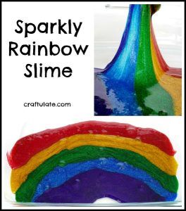 Sparkly Rainbow Slime