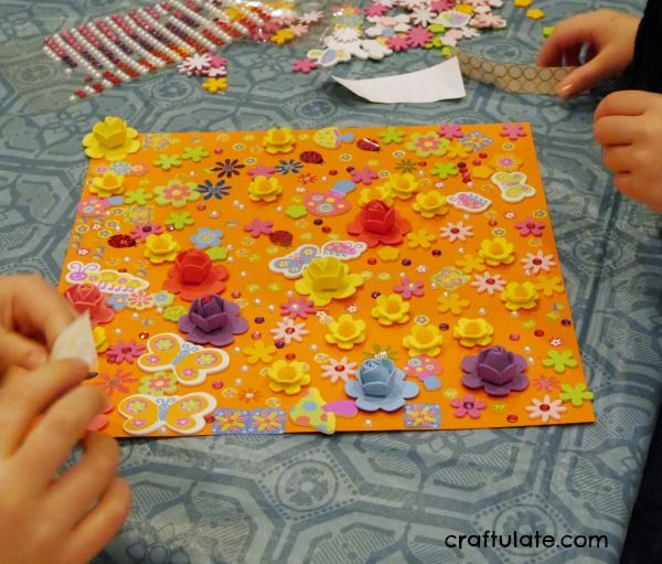 Spring Sticker Collage Challenge