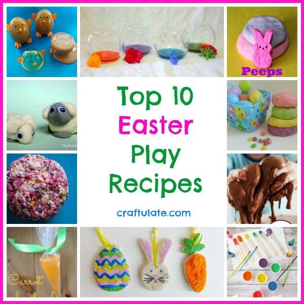 Top 10 Easter Play Recipes from Craftulate