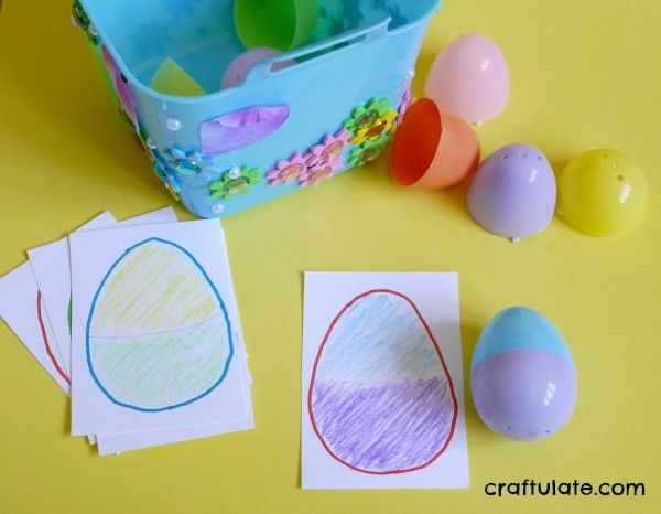 Easter Egg Match Game from Craftulate