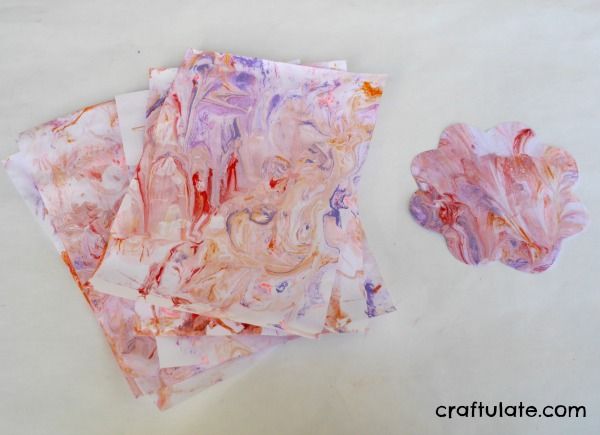 Pretty Spring Flower Craft by Craftulate
