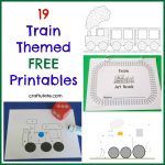 19 Train Themed Free Printables