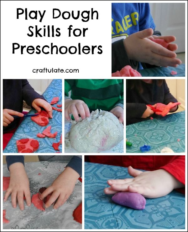 Playdough Scissor Skills