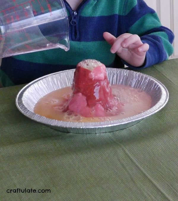 How To Make A Playdoh Volcano - Pinning Everyday