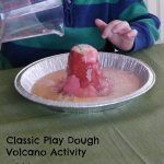 Classic Play Dough Volcano Activity