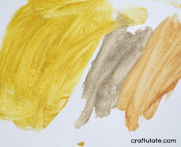 Sensory Spice Painting - process art for kids with an aromatic twist!