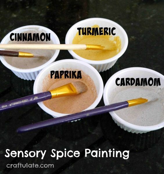 Learn with Play at Home: Painting with Seasoning and Spices