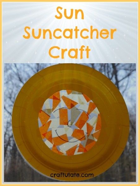 Sun Suncatcher Craft from Craftulate