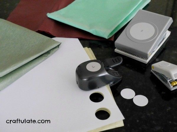 Tissue Paper Votive Holder from Craftulate