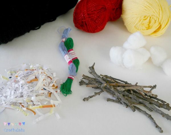 Bird Nesting Material Activity - Craftulate