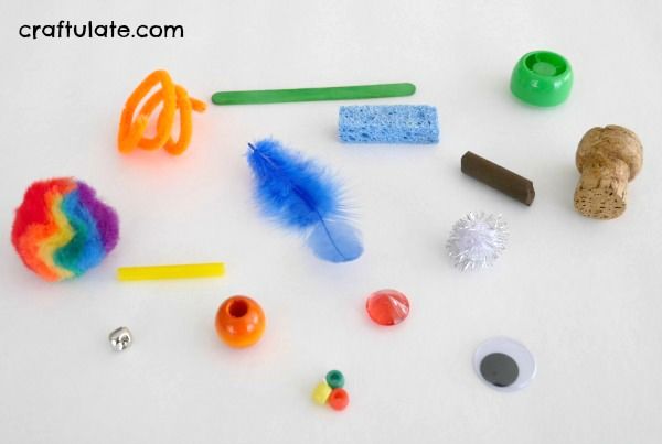 Sink or Float Experiment with Craft Materials