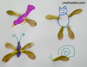 Maple Seed Art for Kids - Craftulate