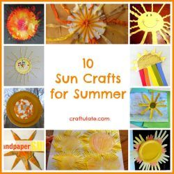 10 Sun Crafts for Summer - Craftulate