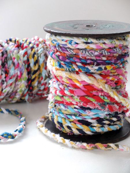 Scrap Fabric Twine