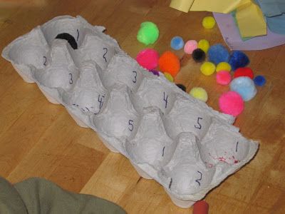 Math Activities with Pom Poms - Craftulate