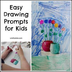 Easy Drawing Prompts for Kids - Craftulate