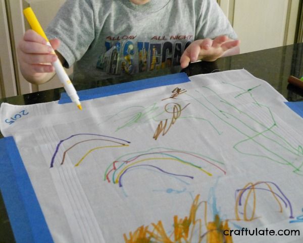 Decorated Father's Day Handkerchiefs - a wonderful tradition