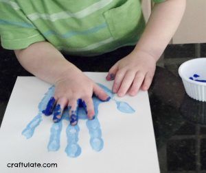 Father's Day Handprint Card - Craftulate