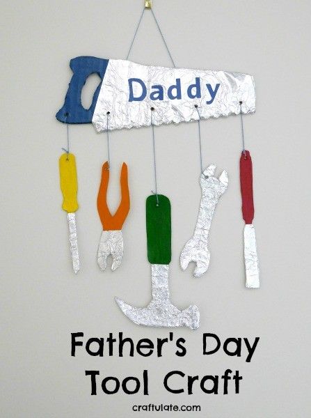 Father's Day Tool Craft - a gift idea for a handy dad!