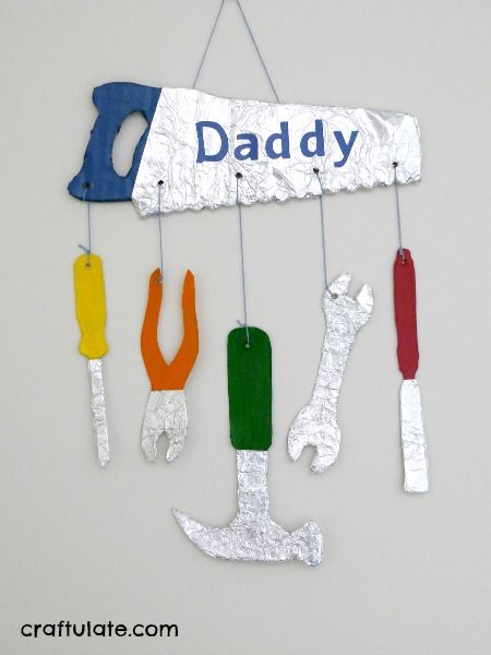 Father's Day Tool Craft - a gift idea for a handy dad!