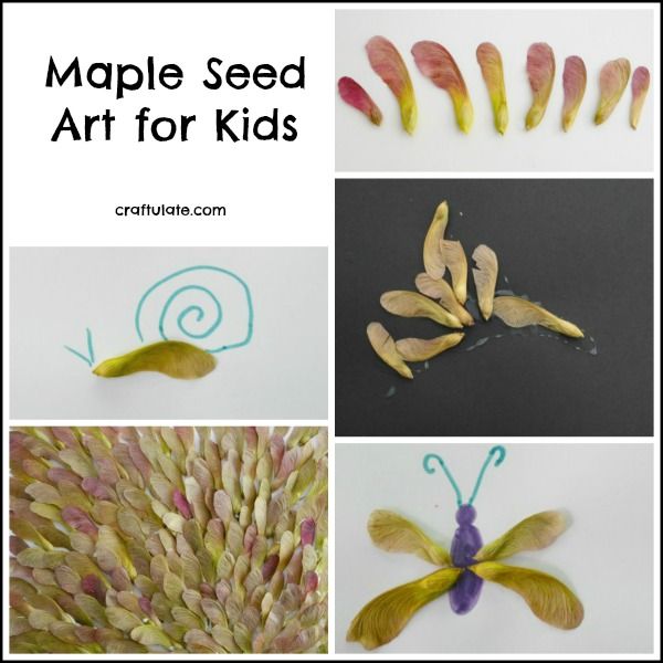 Maple Seed Art for Kids