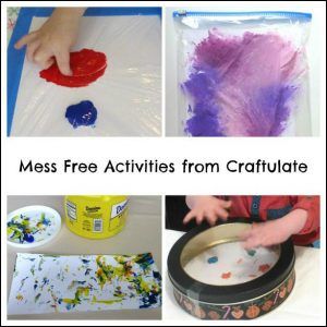 Mess Free Art from Craftulate