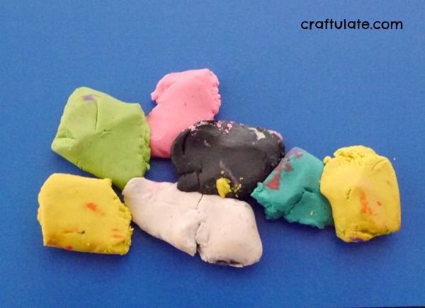 Squashed Clay Art for Kids