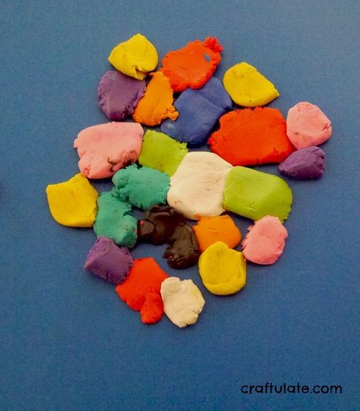 Squashed Clay Art for Kids