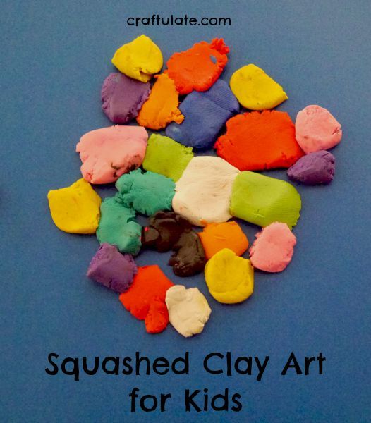Squashed Clay Art for Kids - Craftulate