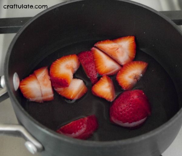 Summer Strawberry Playdough