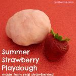 Summer Strawberry Playdough