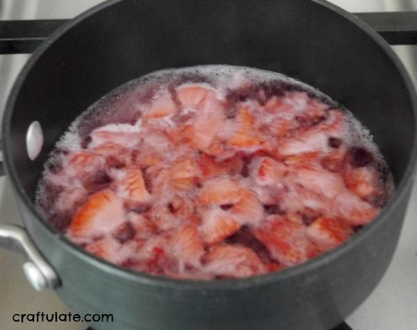 Summer Strawberry Playdough