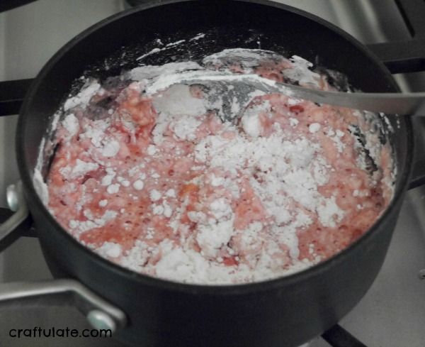 Summer Strawberry Playdough