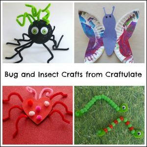 Bug and Insect Crafts from Craftulate