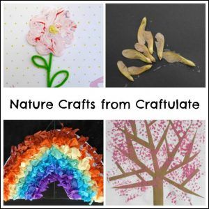 Nature Crafts from Craftulate