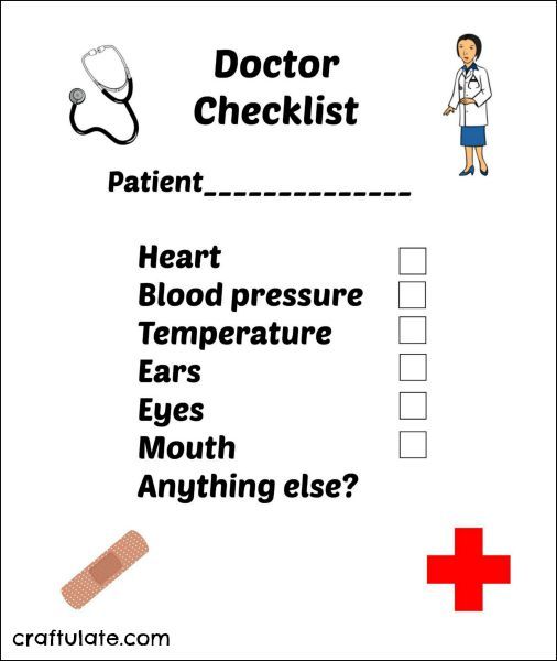 I'm The Doctor Pretend Play for Preschoolers