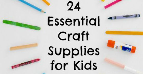 10 Kids Art And Craft Supplies Absolutely Necessary To Get You Started