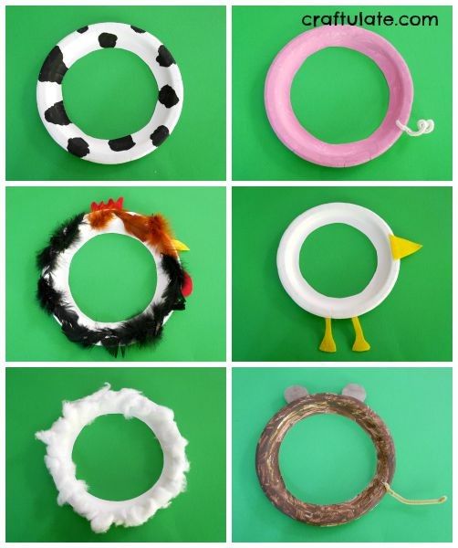 Farm Animal Ring Toss Game