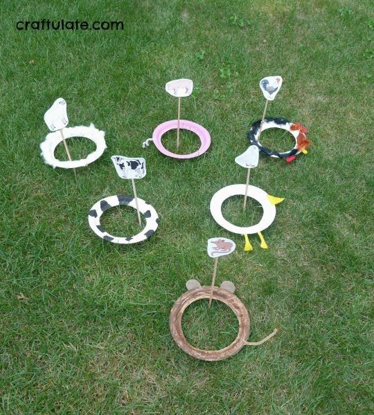 How To Make A Homemade Ring Toss Game That You Can Play Indoors