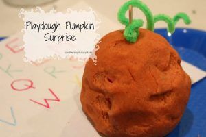 Playdough Pumpkin Surprise
