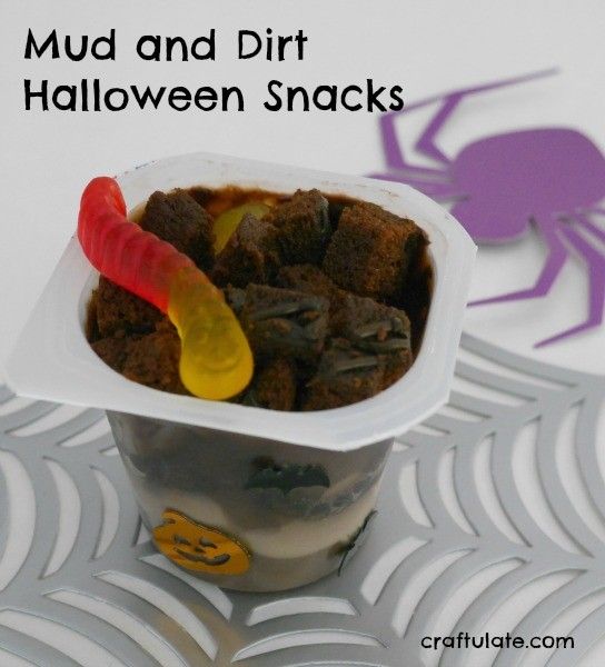 Mud and Dirt Halloween Snacks