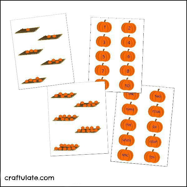 Pumpkin Counting Activity