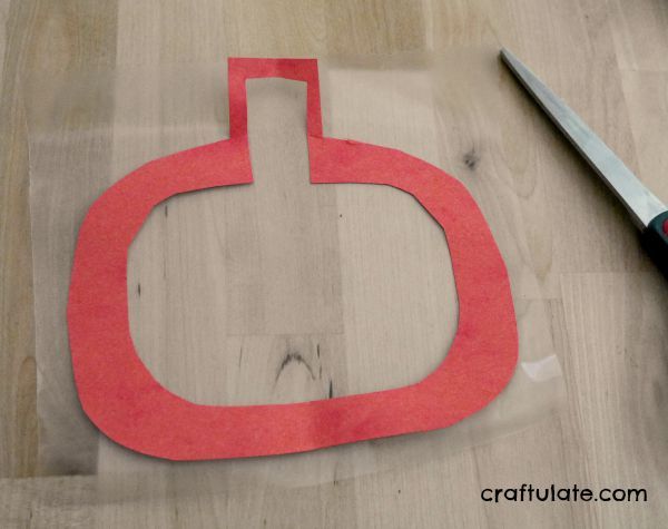 Pumpkin Craft with Straws