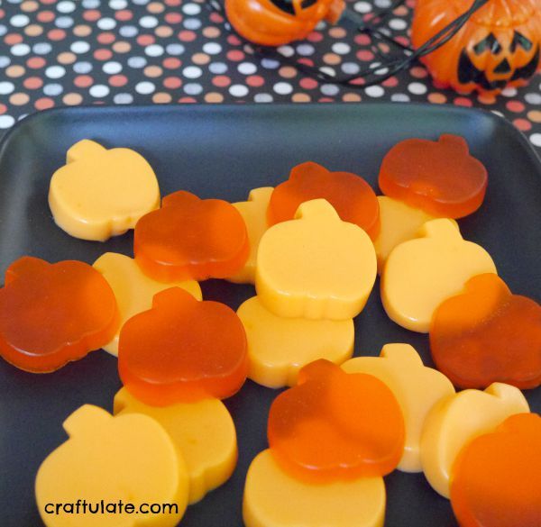 Pumpkin Jello Snacks