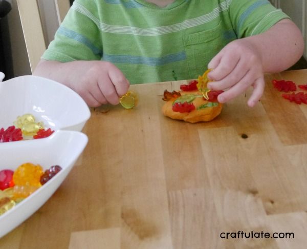 Pumpkin Play Dough Invitation to Play