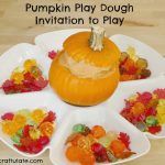 Pumpkin Play Dough Invitation to Play