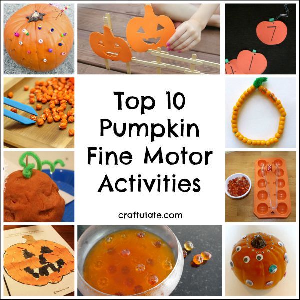Top 10 Pumpkin Fine Motor Activities